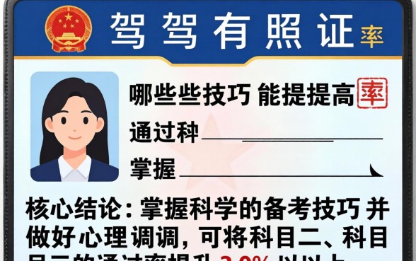 考驾照有哪些技巧能提高通过率