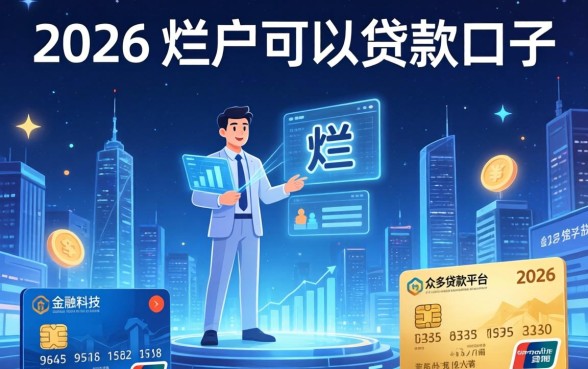 2026年烂户可以贷款的口子
