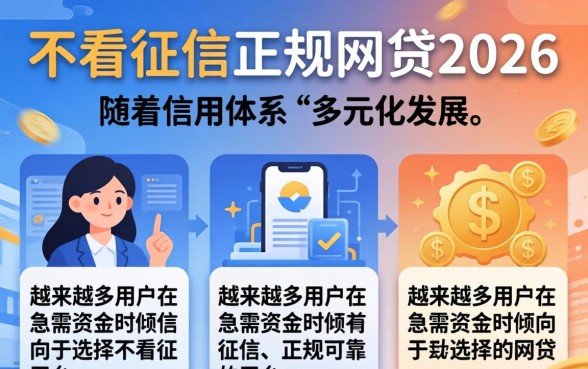 十大不看征信正规网贷2026 十大不看征信正规网贷2026