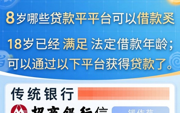 18岁的哪些贷款平台可以借款