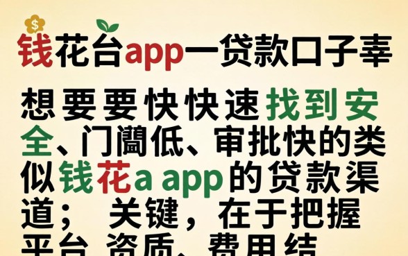 类似钱花app一样的贷款口子