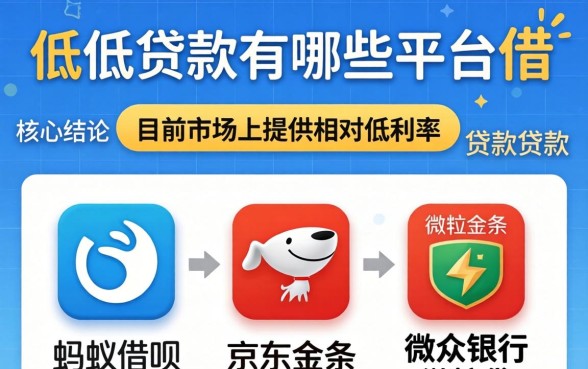 利息低的贷款有哪些平台可以借 利息低的贷款有哪些平台可以借