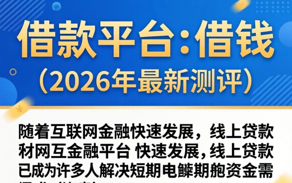 网上都有哪些借款平台可以借钱 网上都有哪些借款平台可以借钱