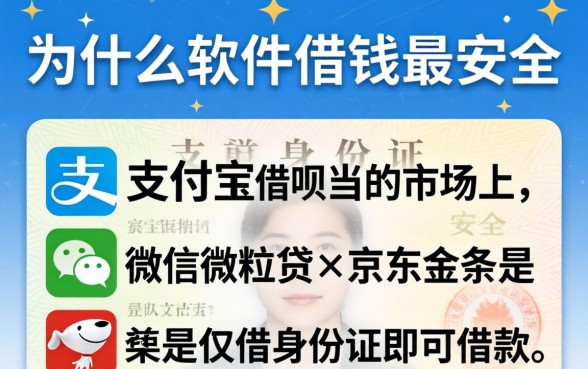 拿身份证在什么软件借钱最安全 拿身份证在什么软件借钱最安全