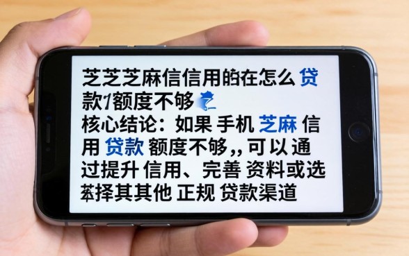手机芝麻信用怎么贷款额度不够 手机芝麻信用怎么贷款额度不够