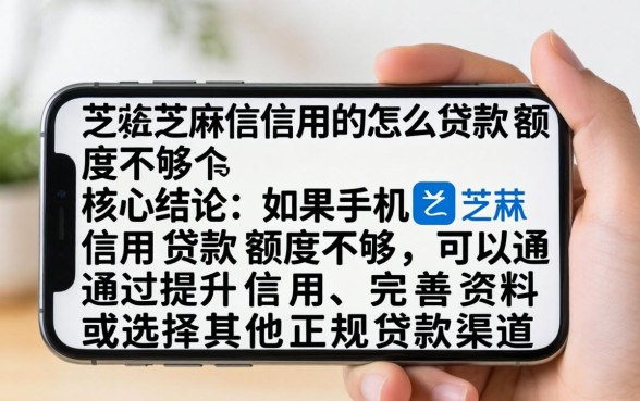 手机芝麻信用怎么贷款额度不够 手机芝麻信用怎么贷款额度不够