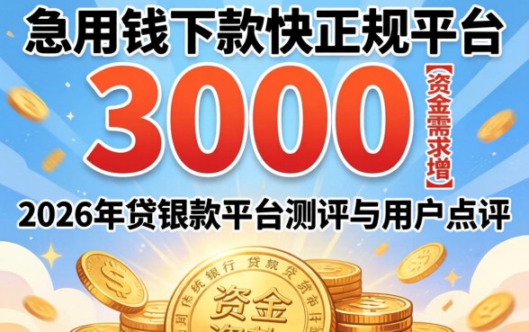 急用钱下款快正规平台3000