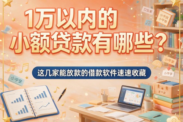1万以内的小额贷款有哪些？这几家能放款的借款软件速速收藏