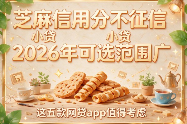 芝麻信用分不征信小贷2026年可选范围广，这五款网贷app值得考虑！