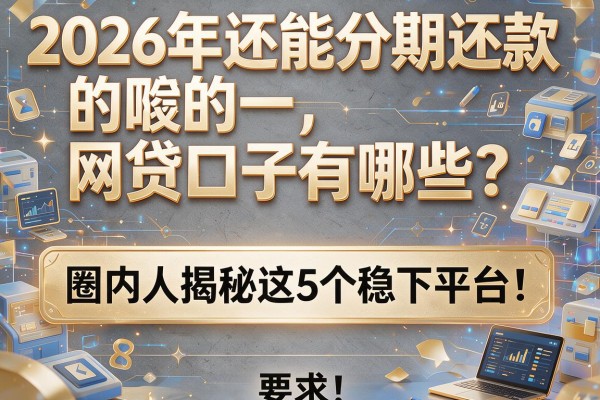 2026年还能分期还款的网贷口子有哪些？圈内人揭秘这5个稳下平台！