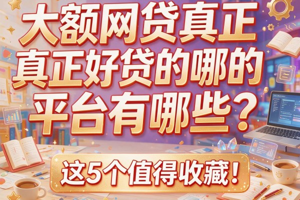 大额网贷真正好贷的平台有哪些？这5个值得收藏！