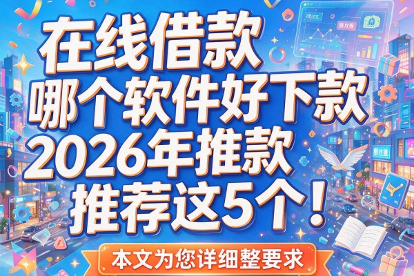 在线借款哪个软件好下款2026年推荐这5个！本文为您详细整理！