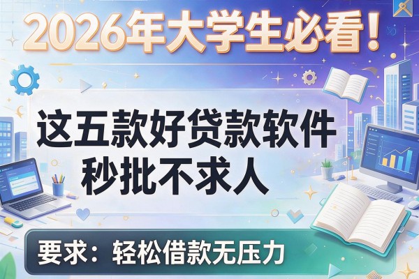 2026年大学生必看！这五款好贷款软件秒批不求人，轻松借款无压力
