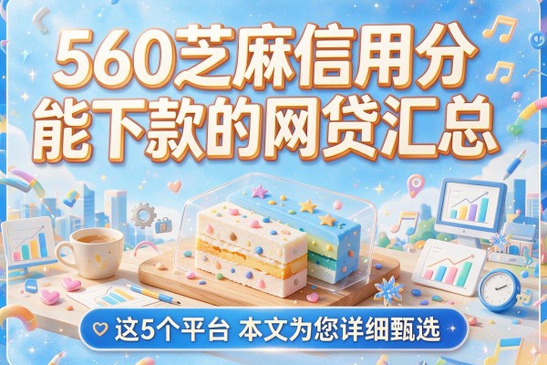 560芝麻信用分能下款的网贷汇总，这5个平台本文为您详细甄选！