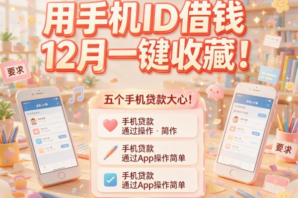 用手机ID借钱12月一键收藏！详解五个手机贷款通过App操作简单