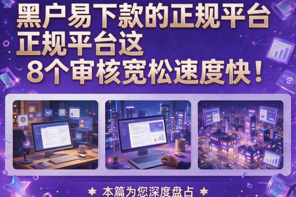 黑户易下款的正规平台这8个审核宽松速度快！本篇为您深度盘点！