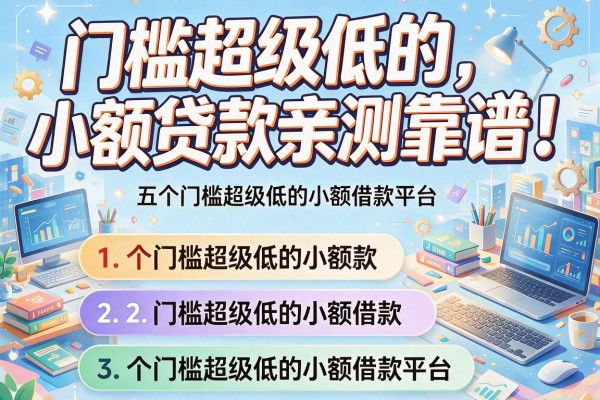 门槛超级低的小额贷款亲测靠谱！盘点五个门槛超级低的小额借款平台