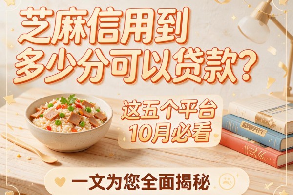 芝麻信用到多少分可以贷款？这五个平台10月必看，一文为您全面揭秘！