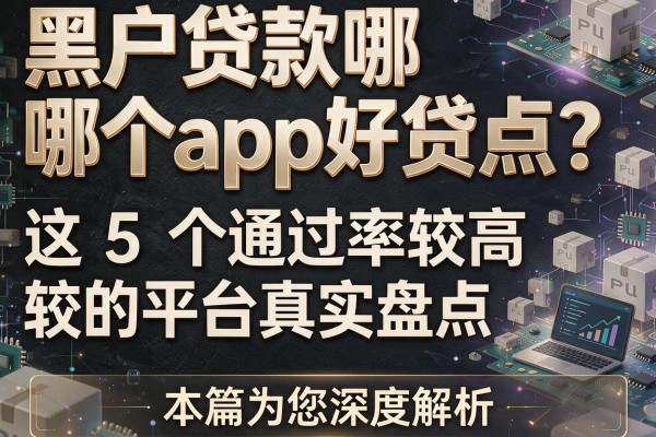 黑户贷款哪个app好贷点？这5个通过率较高的平台真实盘点，本篇为您深度解析！