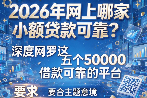 2026年网上哪家小额贷款可靠？深度网罗这五个50000借款可靠的平台