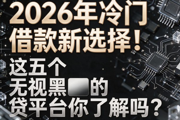 2026年冷门借款新选择！这五个无视黑白的苹果贷平台你了解吗？