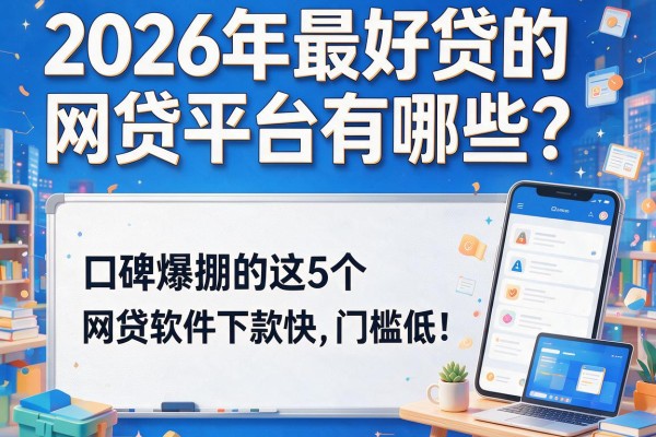 2026年最好贷的网贷平台有哪些？口碑爆棚的这5个网贷软件下款快、门槛低！