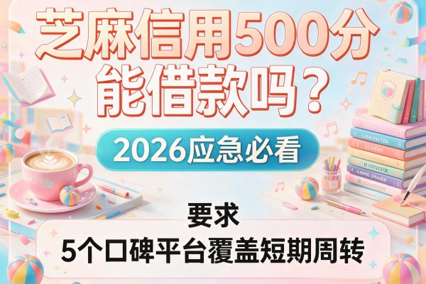 芝麻信用500分能借款吗？2026应急必看：5个口碑平台覆盖短期周转