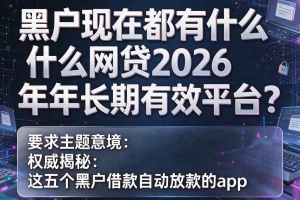 黑户现在都有什么网贷2026年长期有效平台？权威揭秘这五个黑户借款自动放款的app
