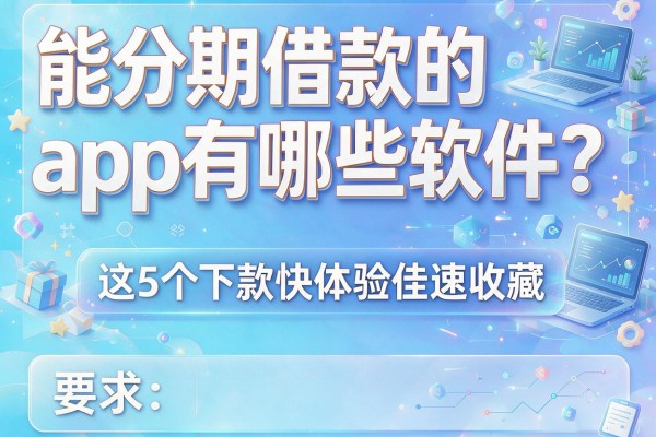 能分期借款的app有哪些软件？这5个下款快体验佳速收藏