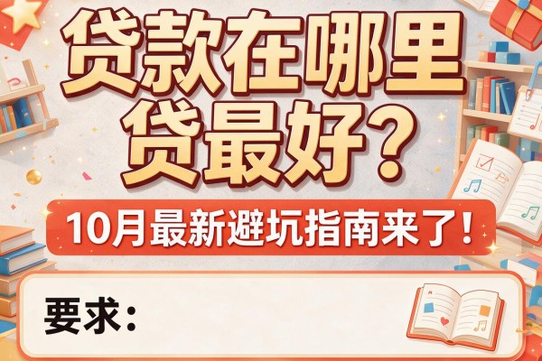 贷款在哪里贷最好？10月最新避坑指南来了！