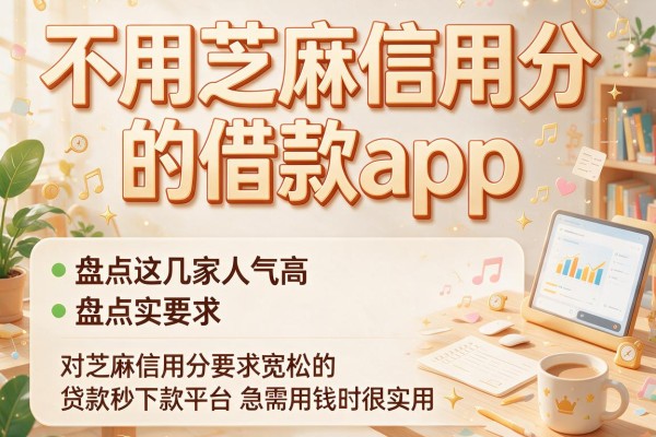 不用芝麻信用分的借款app,盘点这几家人气高且对芝麻信用分要求宽松的贷款秒下款平台急需用钱时很实用