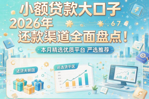 小额贷款大口子2026年还款渠道全面盘点！本月精选优质平台严选推荐！