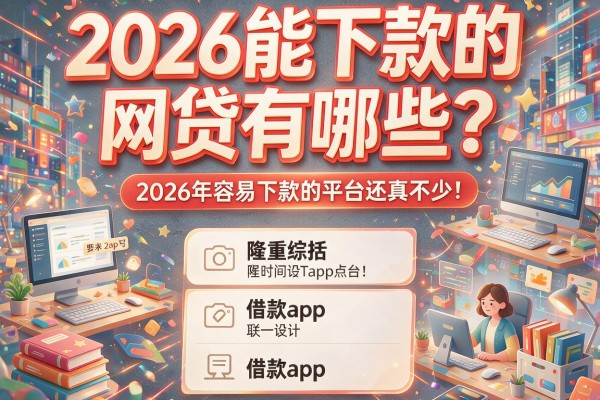 2026能下款的网贷有哪些?2026年容易下款的平台还真不少!,本篇为您隆重综括这五个借款app!
