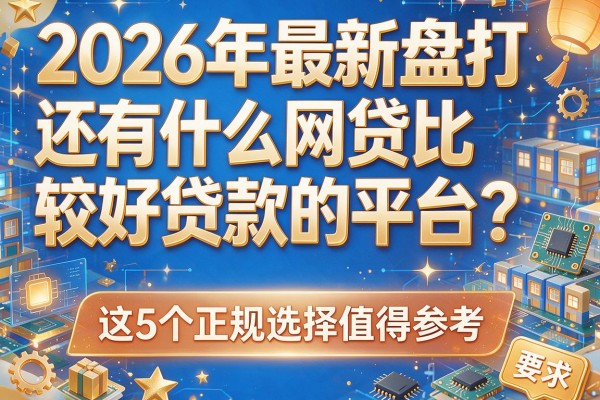 2026年最新盘点：还有什么网贷比较好贷款的平台？这5个正规选择值得参考