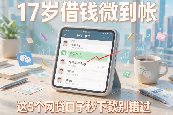 17岁借钱软件微信到帐，这5个网贷口子秒下款别错过