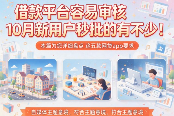 借款平台容易审核10月新用户秒批的有不少！本篇为您详细盘点这五款网贷app！