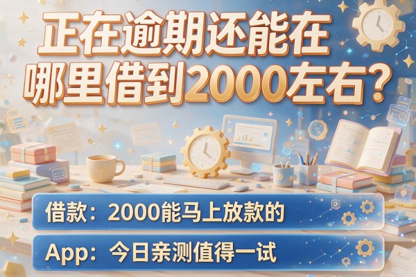 正在逾期还能在哪里借到2000左右？这五个借款2000能马上放款的App今日亲测值得一试