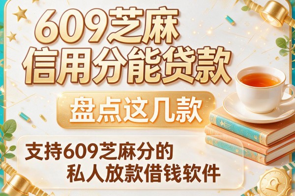 609芝麻信用分能贷款，盘点这几款支持609芝麻分的私人放款借钱软件