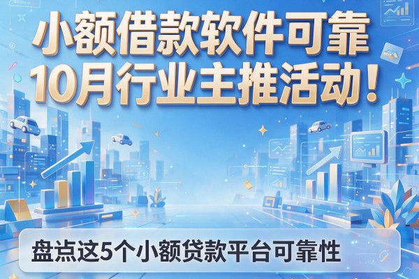 小额借款软件可靠10月行业主推活动！盘点这5个小额贷款平台可靠性