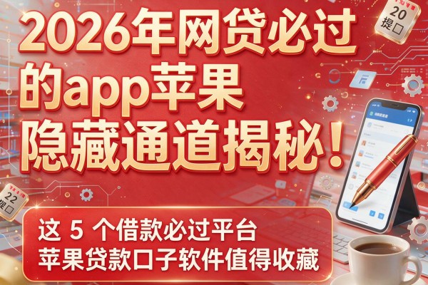 2026年网贷必过的app苹果隐藏通道揭秘！这5个借款必过平台苹果贷款口子软件值得收藏