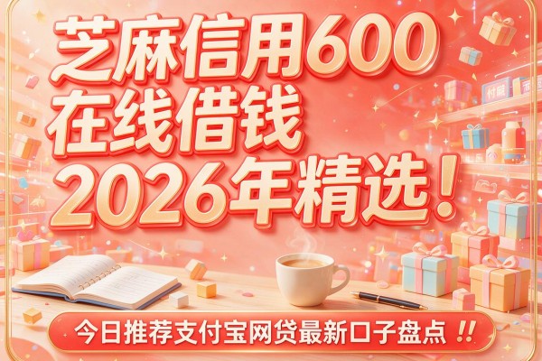 芝麻信用600在线借钱2026年精选！今日推荐支付宝网贷最新口子盘点
