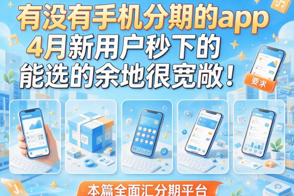 有没有手机分期的app4月新用户秒下的能选的余地很宽敞！本篇全面汇总这五个手机分期平台！