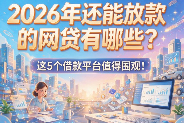 2026年还能放款的网贷有哪些？这5个借款平台值得围观！